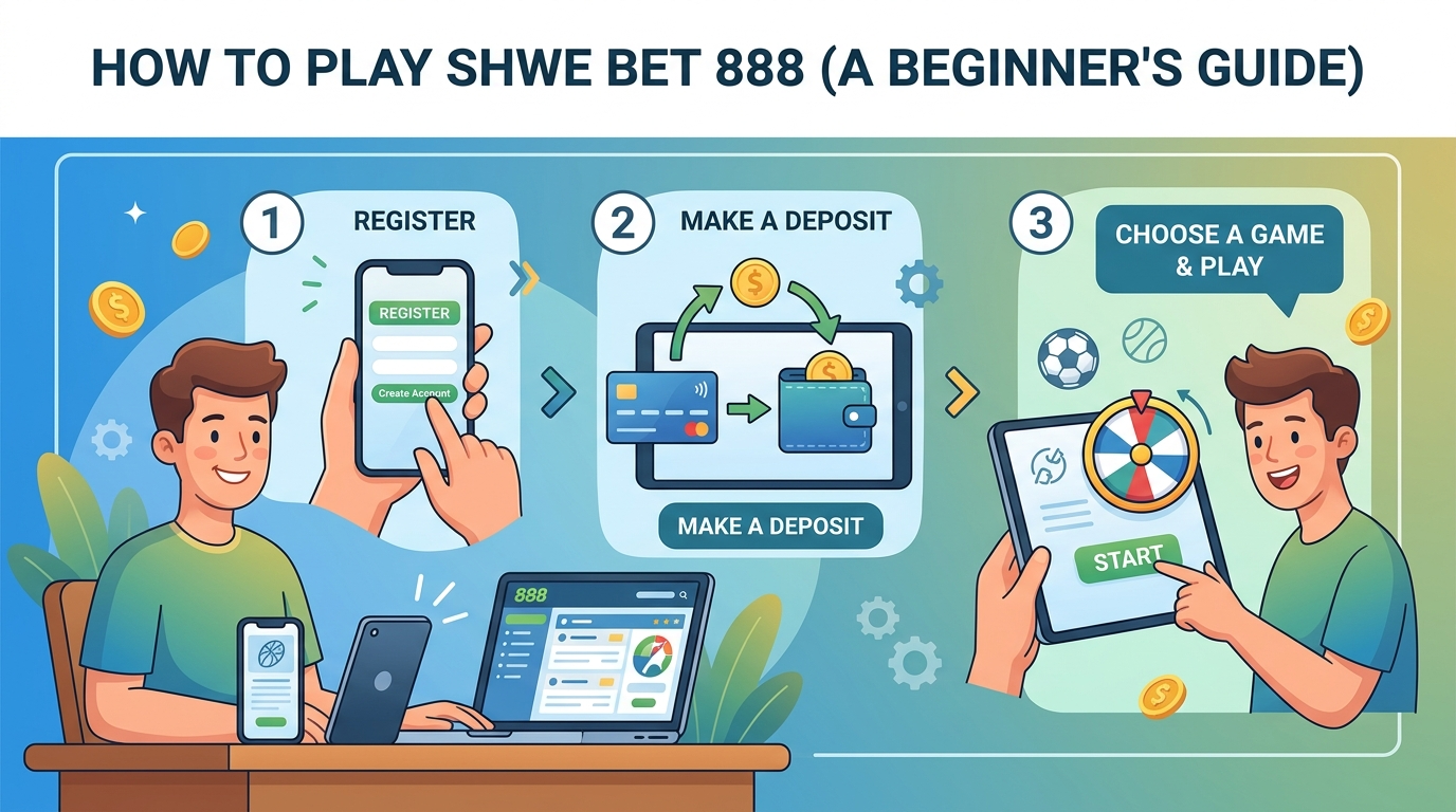 shwe bet 888 ရွှေဘက် ၈၈၈ တွင် ကစားနည်း (အစပြုသူများအတွက် လမ်းညွှန်)