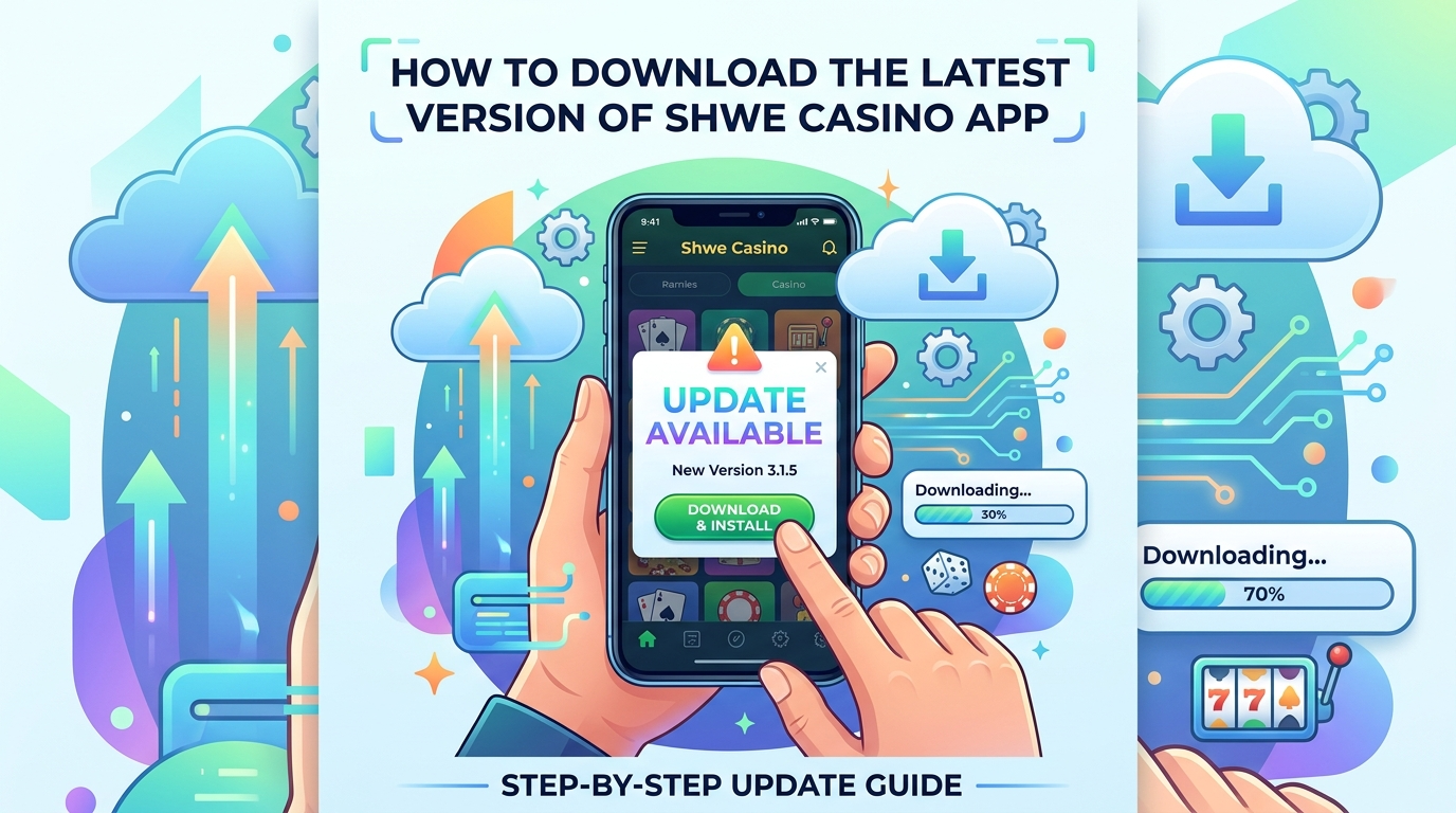 Shwe Casino App နောက်ဆုံးထွက်ဗားရှင်းအား ဒေါင်းလုဒ်လုပ်နည်း