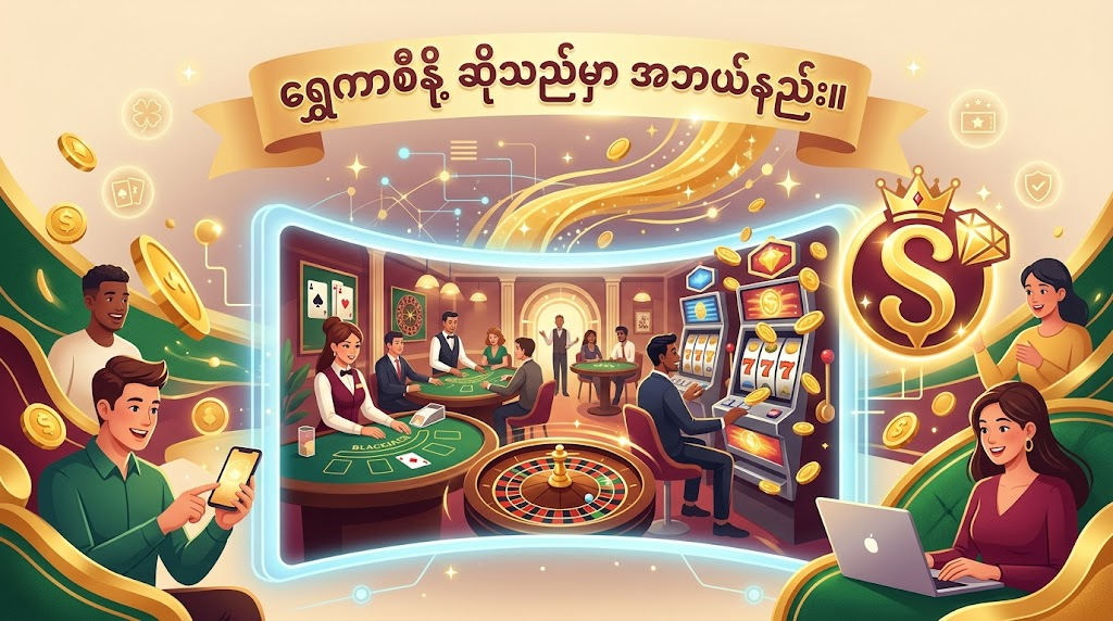 ရွှေကာစီနိုမှ ပေးဆောင်သော ဂိမ်းအမျိုးအစားများ